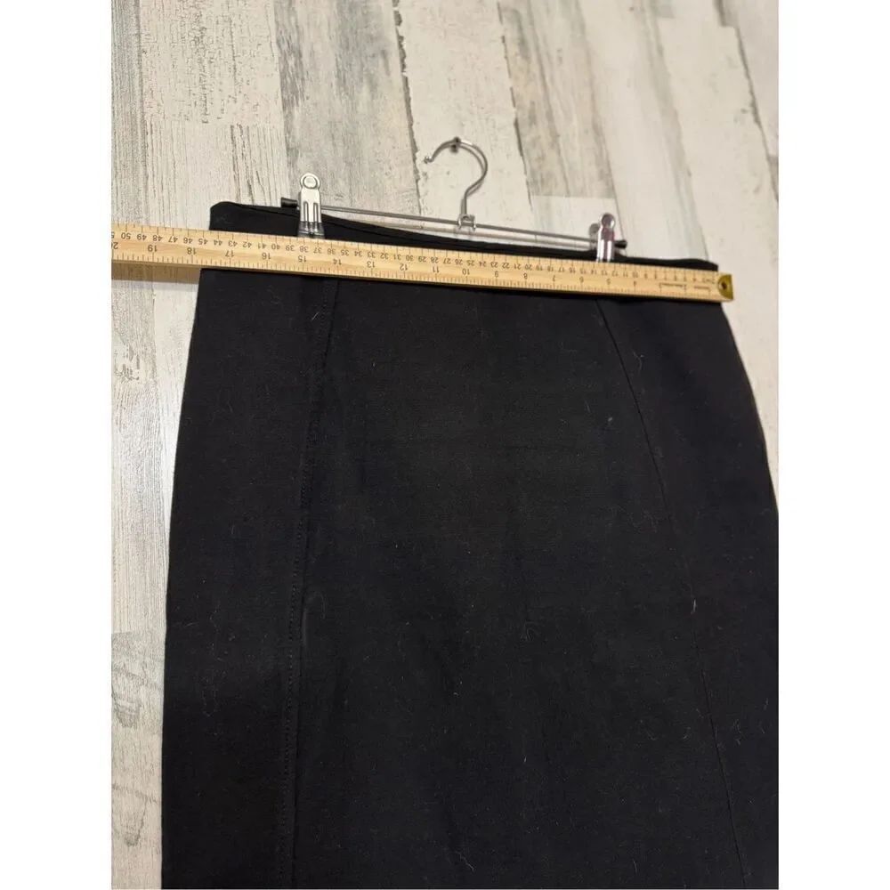 Halogen black midi skirt - Picture 8 of 8